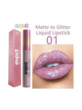 15-Color Diamond Lip Gloss | Long-Lasting Shimmer & Matte Liquid Lipstic