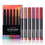 Matte Lipstick Set - Set of 6 Vibrant Colors