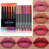 Matte Lipstick Set - Set of 6 Vibrant Colors