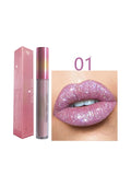 15 Colors Shimmer Diamond Glitter Lip Gloss - Long Lasting & Waterproof