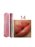 15 Colors Shimmer Diamond Glitter Lip Gloss - Long Lasting & Waterproof