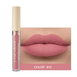 12 Colors Matte Lipstick - Waterproof & Long Lasting