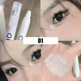 Waterproof Glitter Eyeliner Pencil - Pearl White Silver