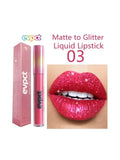 15-Color Diamond Lip Gloss | Long-Lasting Shimmer & Matte Liquid Lipstic