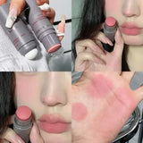 Double-ended Blush Stick - Waterproof Face Contouring & Cheek Tint