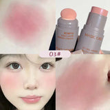 Double-ended Blush Stick - Waterproof Face Contouring & Cheek Tint