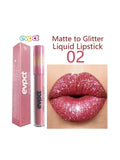 15-Color Diamond Lip Gloss | Long-Lasting Shimmer & Matte Liquid Lipstic