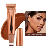 Cream Bronzer Contour Blush Wand - Liquid Face Makeup Stick