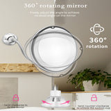 10x Magnifying LED Lighted Makeup Mirror