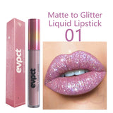 15 Colors Shimmer Diamond Glitter Lip Gloss - Long Lasting & Waterproof