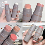 Double-ended Blush Stick - Waterproof Face Contouring & Cheek Tint