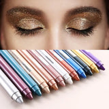 12 Colors Long-lasting Eye Shadow Pencil with Sharpener