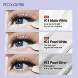 Waterproof Glitter Eyeliner Pencil - Pearl White Silver