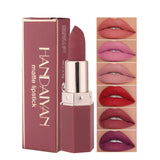 6-Color Matte Lipstick Set | Long-Lasting Beauty Lip Gloss