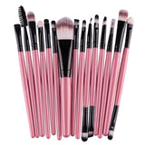 15-Piece Professional Makeup Brush Set