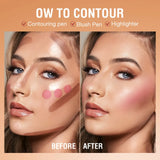 Cream Bronzer Contour Blush Wand - Liquid Face Makeup Stick