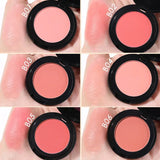 16-Color Matte Face Blush Palette | Natural Cheek Contour Makeup